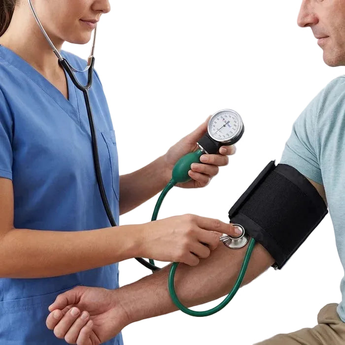Aneroid Sphygmomanometer (OAS102) Green Color – with Adult Cuff