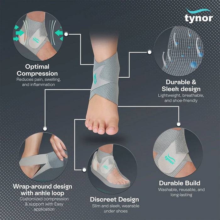 Ankle Wrap Sleek Elastic