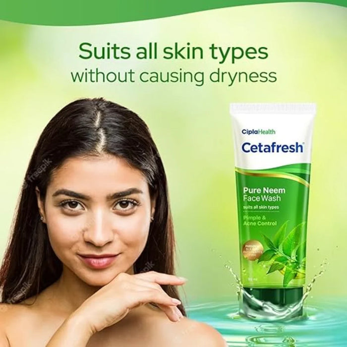 Cetafresh Pure Neem Face Wash, 100ml