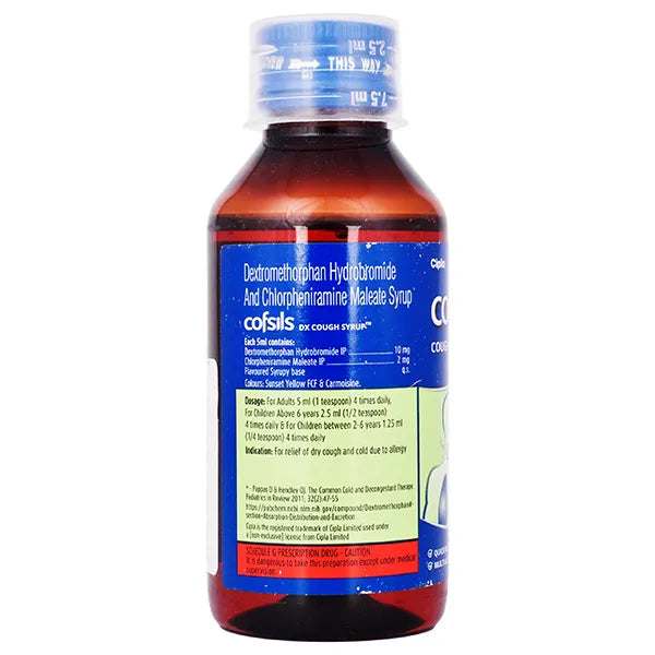 Cofsils DX Cough Syrup - 100 ml