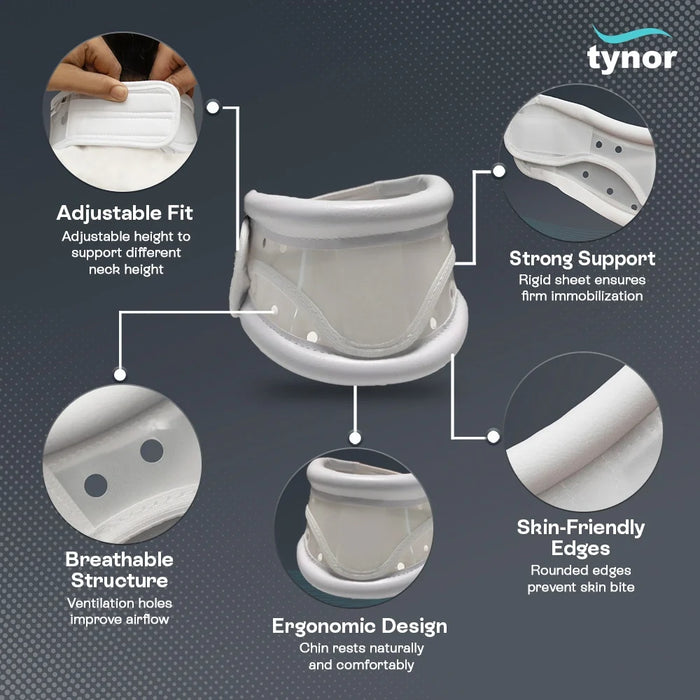 Cervical Collar Hard Adjustable Tynor