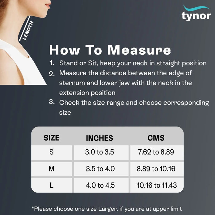 Cervical Collar Hard Adjustable Tynor