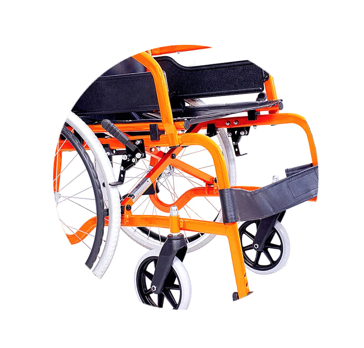 Champion 200 Orange-Black Seat
