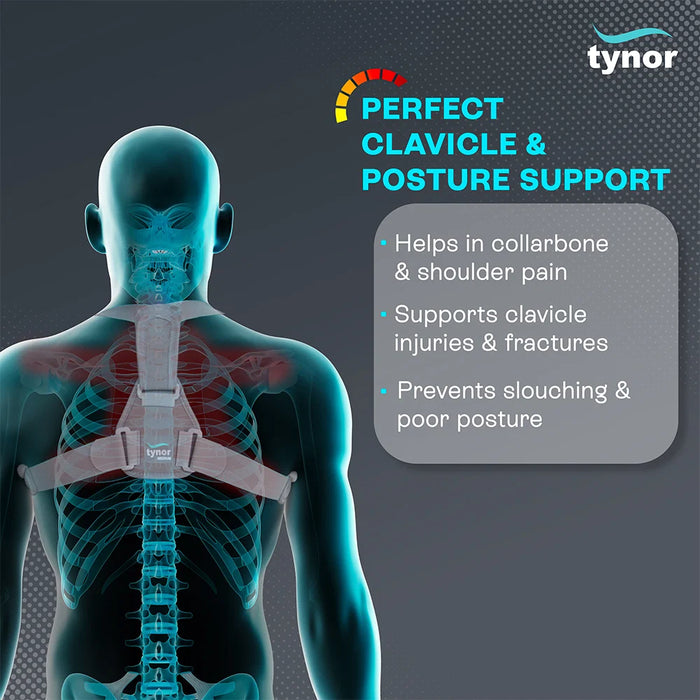 Clavicle Brace with Fastening Tape Tynor