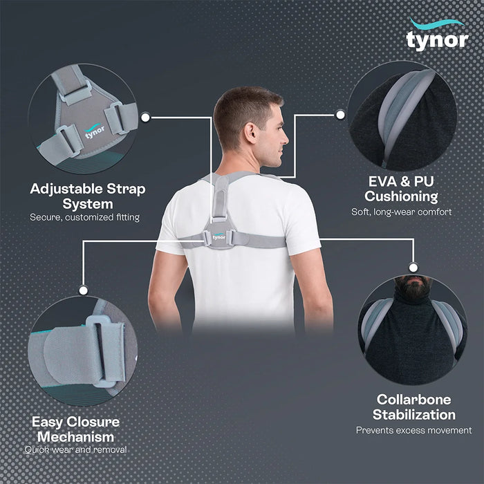 Clavicle Brace with Fastening Tape Tynor