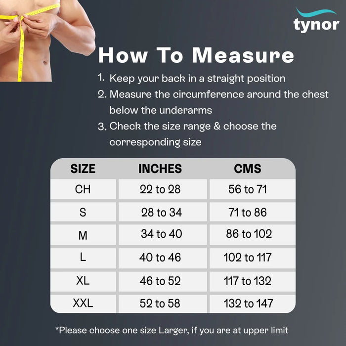 Clavicle Brace with Fastening Tape Tynor