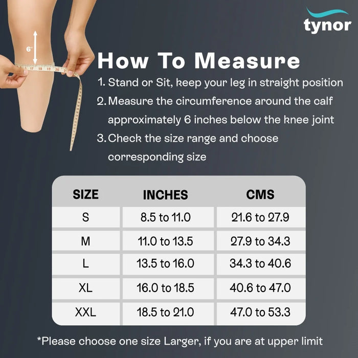Compression Stocking Below Knee Classic Pair Tynor