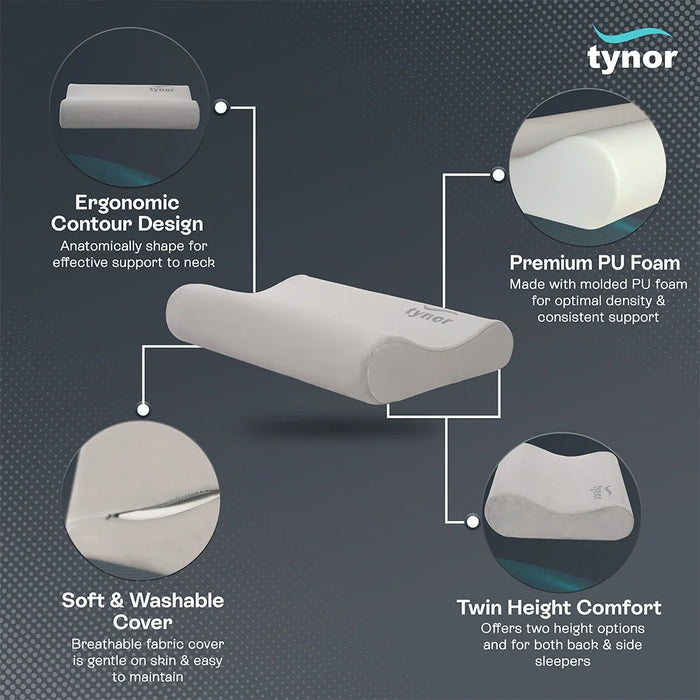 Contoured Cervical Pillow Tynor