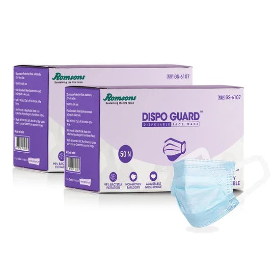 Romsons Dispo Guard Face Mask 50'S / PACK
