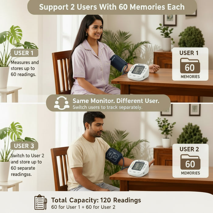 Digital Fully Automatic Bp Monitor with Large Display | Anti-scratched Screen -OBP106