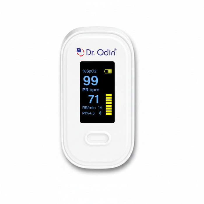 Dr. Odin Pulse Oximeter OPO103 | Smart Data Sync, Fingertip SpO₂ Monitor 3 Reviews