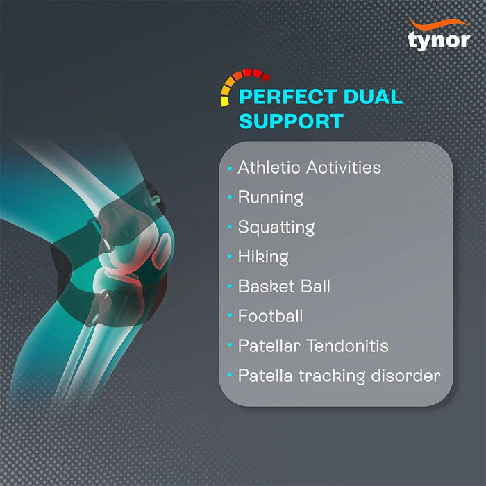Dual Patellar Knee Support Tynor