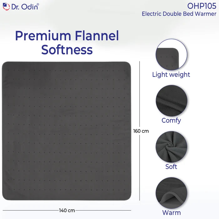 Electric Double Bed Warmer (OHP105) – Under-Bedsheet Heating Mattress Pad