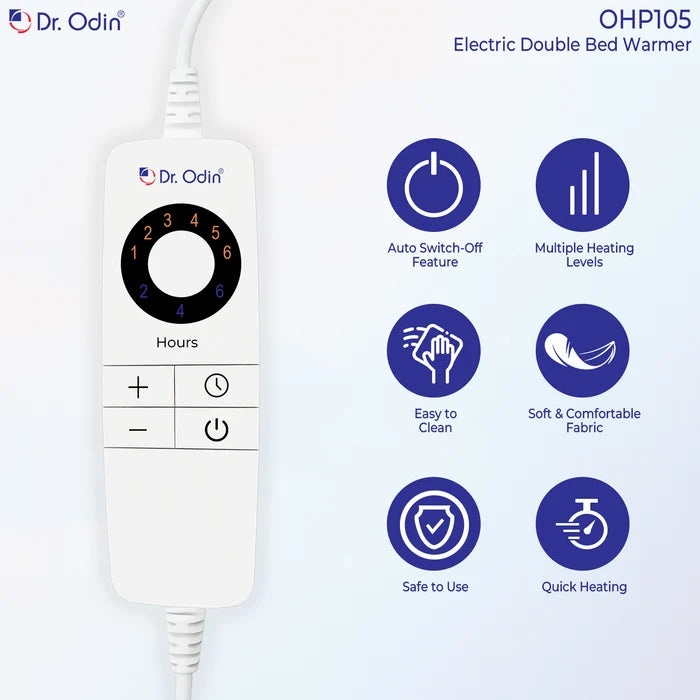 Electric Double Bed Warmer (OHP105) – Under-Bedsheet Heating Mattress Pad