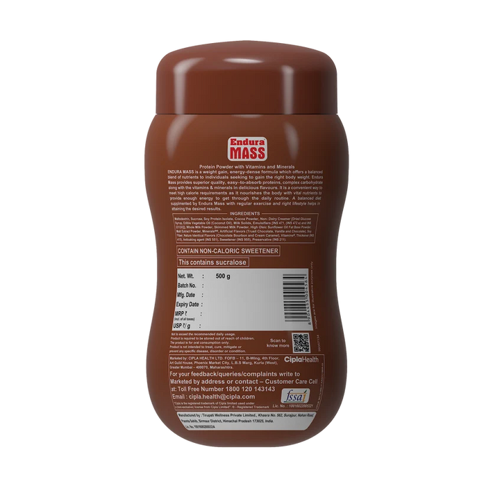 Endura Mass Chocolate - 500g