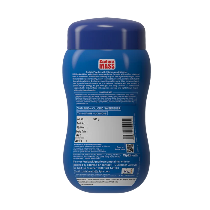 Endura Mass Vanilla - 500g