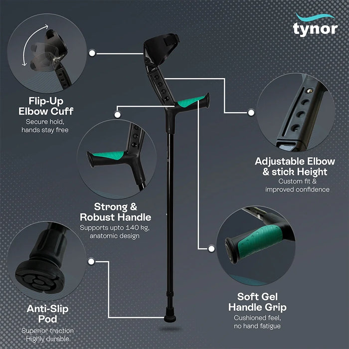 Elbow Crutch Adjustable Tynor