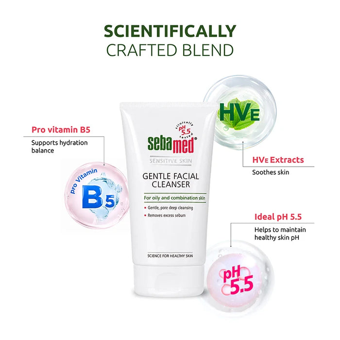 Sebamed Gentle Facial Cleanser / For Oily and Combination Skin