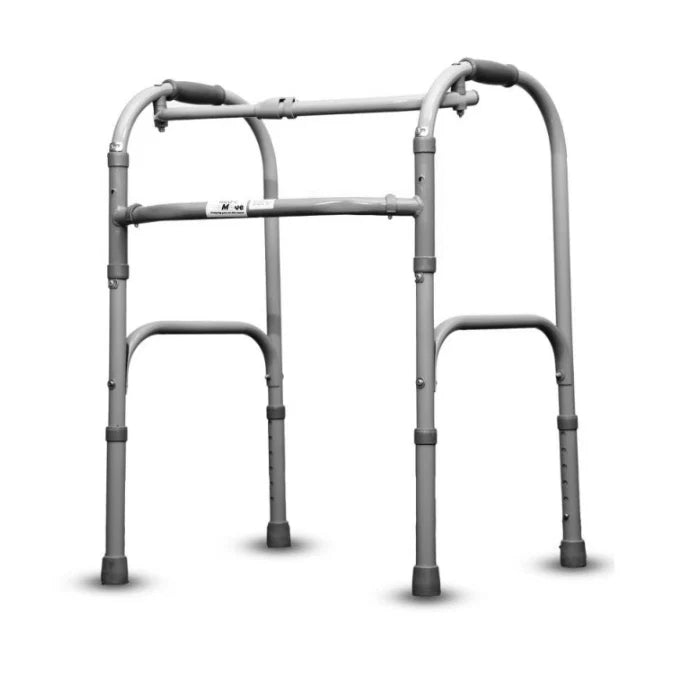 Folding Walker Regular (Silver Finish)