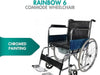 karma Rainbow 6 Commode Wheelchair 2