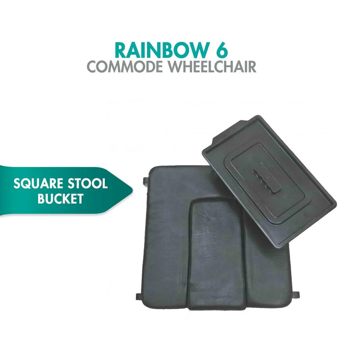karma Rainbow 6 Commode Wheelchair 3