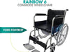 karma Rainbow 6 Commode Wheelchair 5