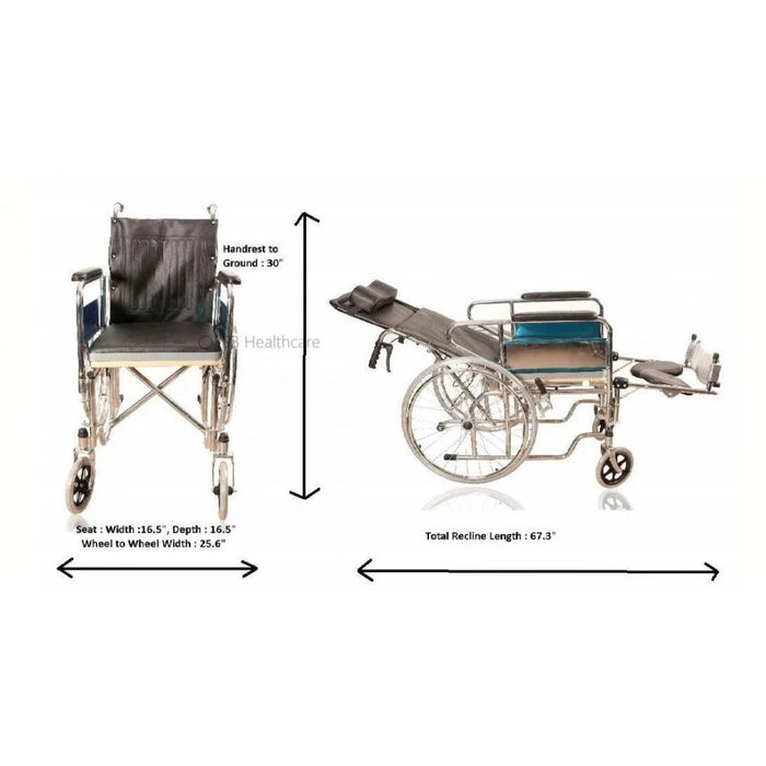 Karma Rainbow 8 Commode WheelChair 4