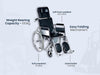 karma Rainbow 8 Commode WheelChair 6