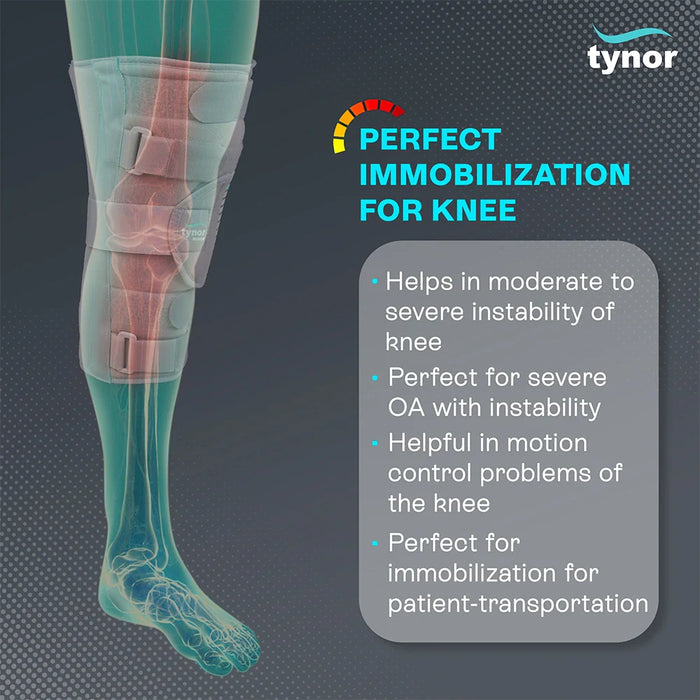 Knee Immobiliser 14"/36cm Tynor