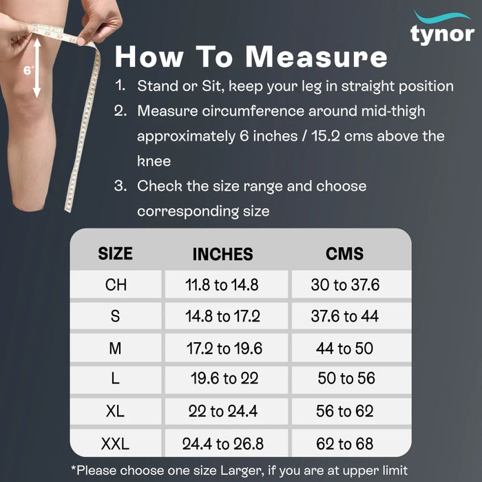 Knee Immobiliser 14"/36cm Tynor