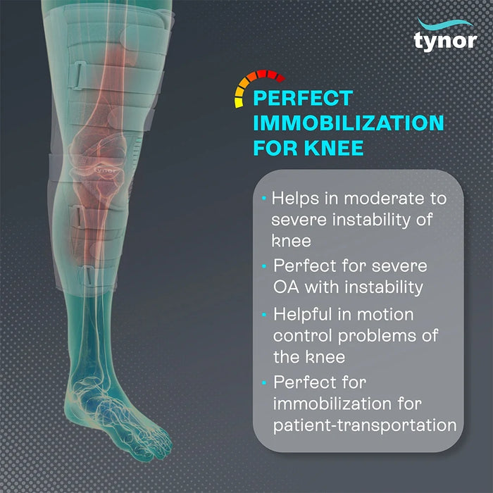 Knee Immobiliser 19"/48cm  Tynor