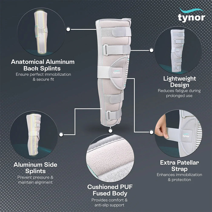 Knee Immobiliser 19"/48cm  Tynor