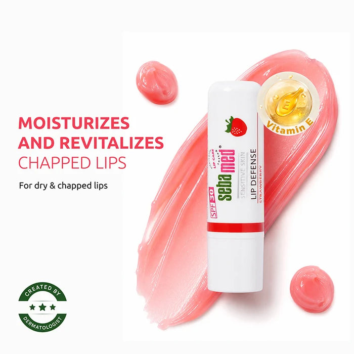 Sebamed Lip balm for dry and chapped lips | Strawberry