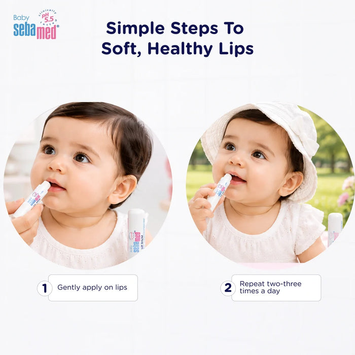 Sebamed Baby Lip Balm|With Shea butter, Jojoba Oil & Beeswax