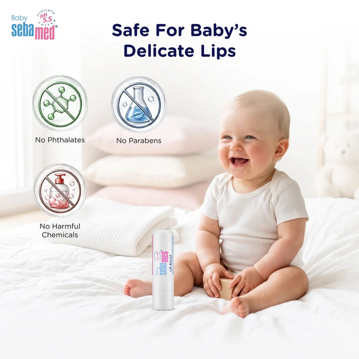 Sebamed Baby Lip Balm|With Shea butter, Jojoba Oil & Beeswax