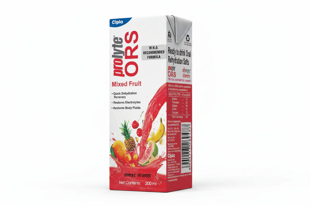 Prolyte ORS Mixed Fruit Flavour Energy Drink, 200 ml