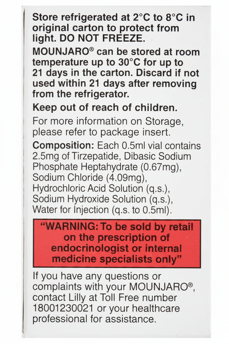 Mounjaro 2.5mg Solution for Injection