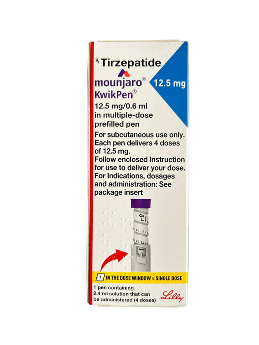 Mounjaro Kwikpen 12.5 mg PFP Injection 0.6 ml