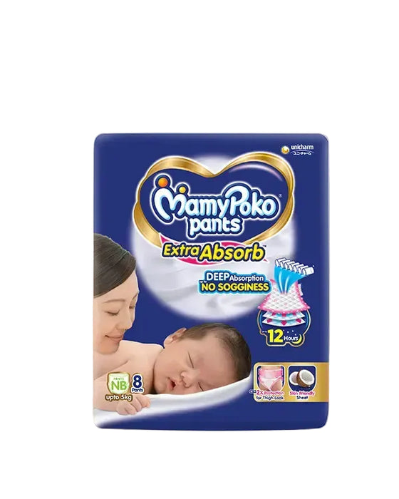MamyPoko Pants Extra Absorb NB-8's