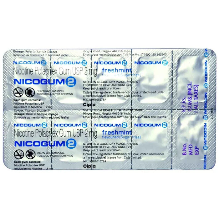 Nicogum 2 mg Freshmint Sugar Free
