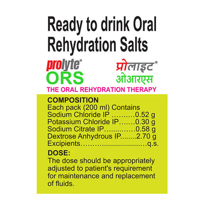 Prolyte Ors Nimbu Paani Ready To Drink 200Ml