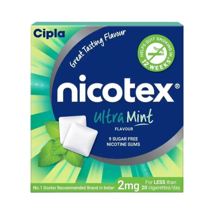 Nicotex Sugar Free Ultra Mint Gums 2mg
