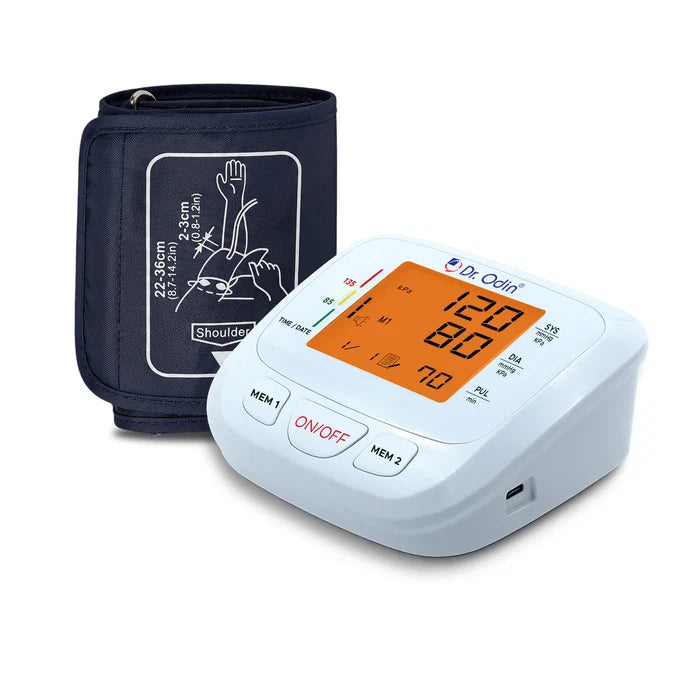 BP Monitor with Talking Function | Dual User & LED Display - OBP101 White