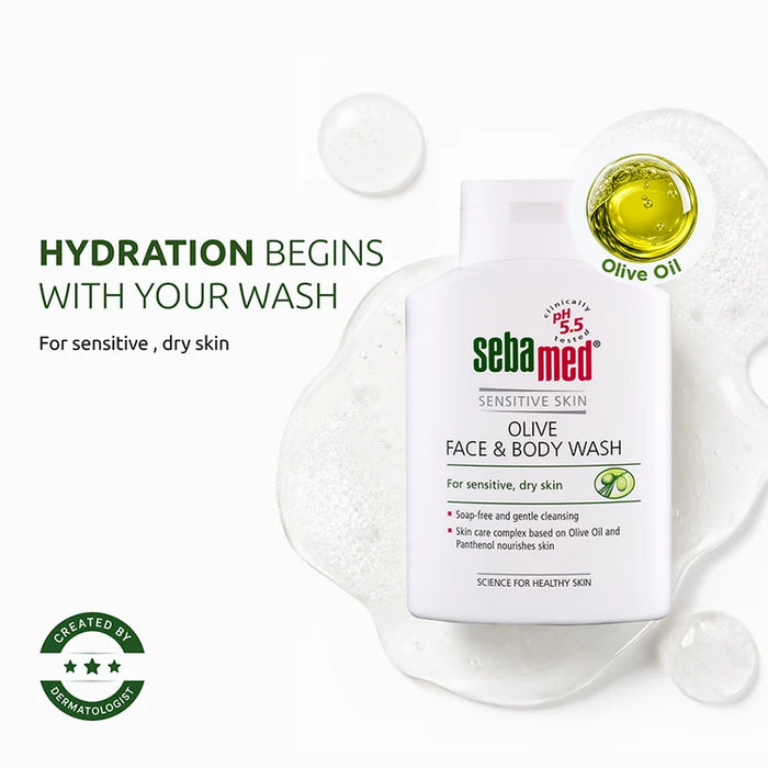 Sebamed Olive Face & Body Wash | 200 ml