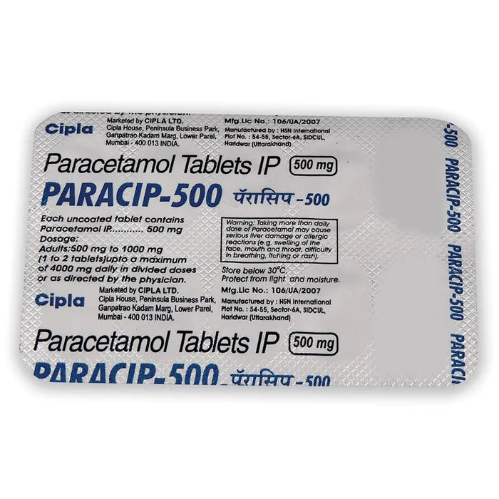 Paracip-500 Tablet