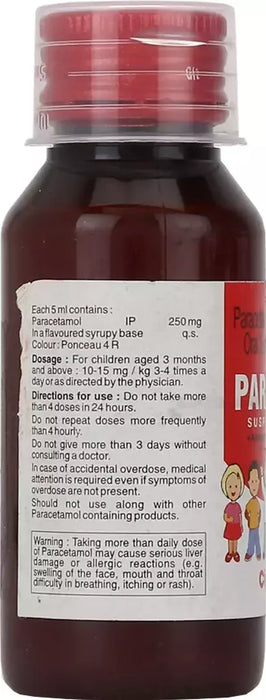 ParaCIP Suspension 60ml - 250MG/5ML