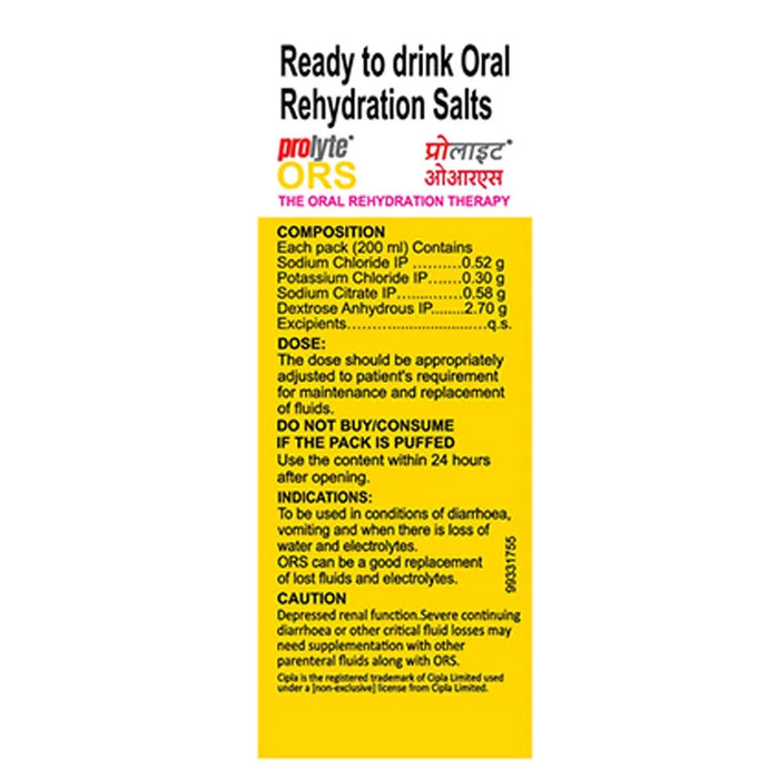 Prolyte Ors Pineapple Ready To Drink 200Ml