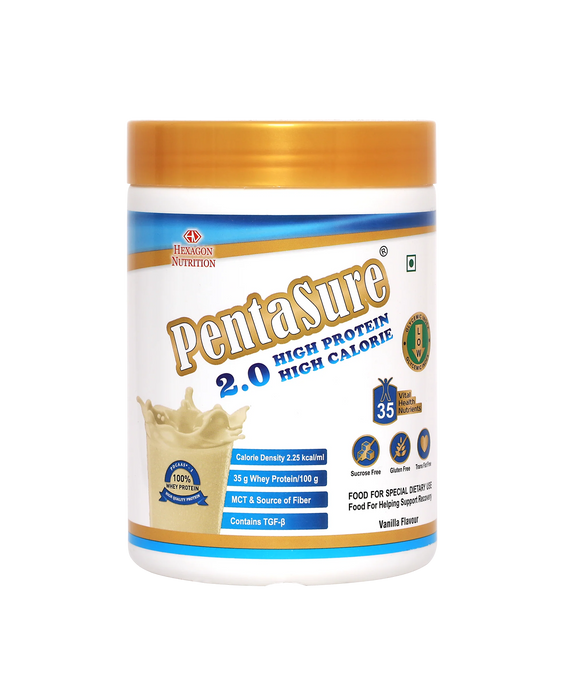PentaSure 2.0 | High Protein Weight Gain & Lean Muscle Nutrition | Vanilla | 400g
