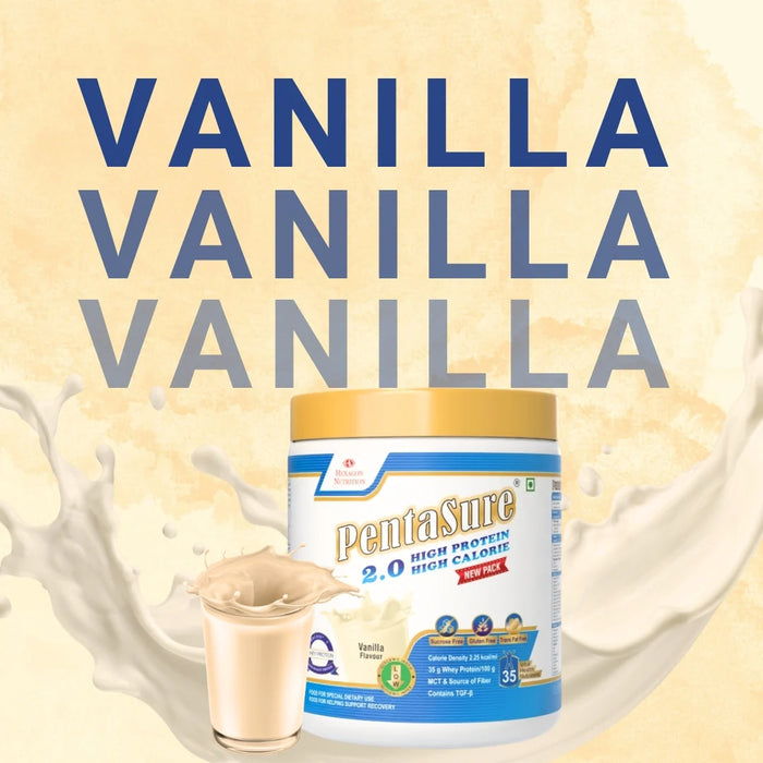 PentaSure 2.0 | High Protein Weight Gain & Lean Muscle Nutrition | Vanilla | 400g