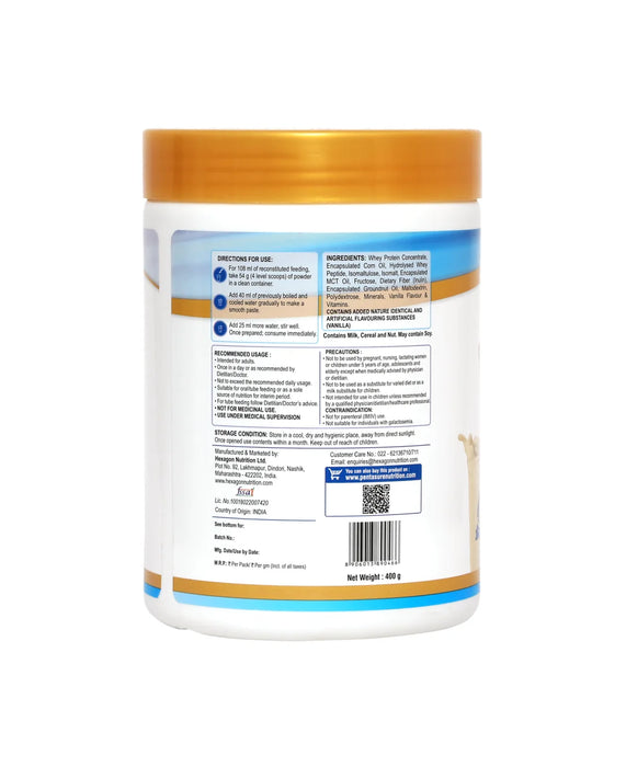 PentaSure 2.0 | High Protein Weight Gain & Lean Muscle Nutrition | Vanilla | 400g